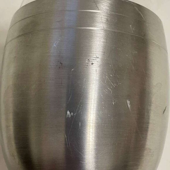 Rare Vintage 1940s Josten’s Pewter & Glass Decanter – Colonial Pattern – No. 307 - Picture 5 of 7